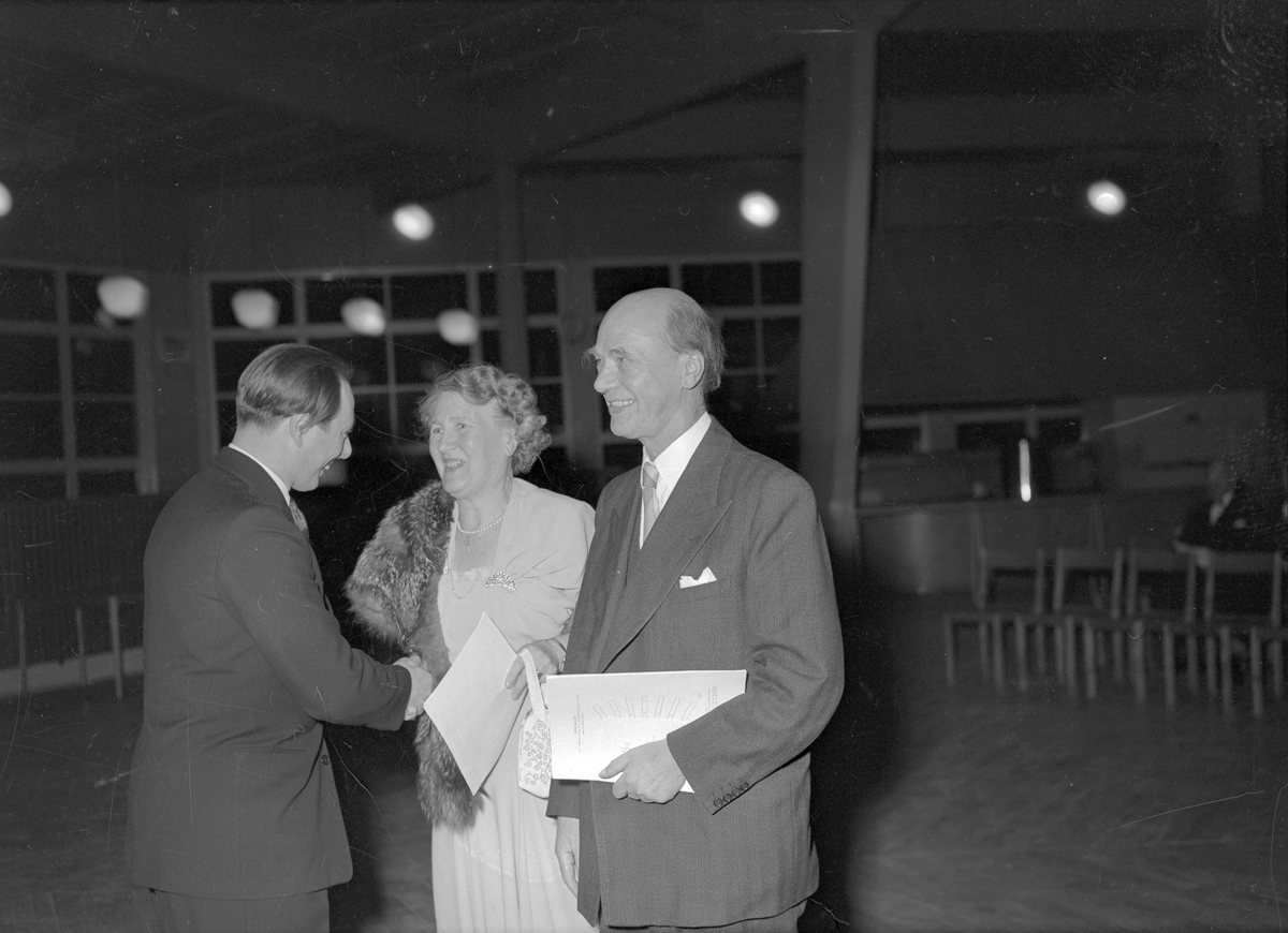 Landshövding Rickard Sandler, avskedsmiddag på Rotundan den 30 mars 1950