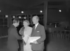 Landshövding Rickard Sandler, avskedsmiddag på Rotundan den 30 mars 1950