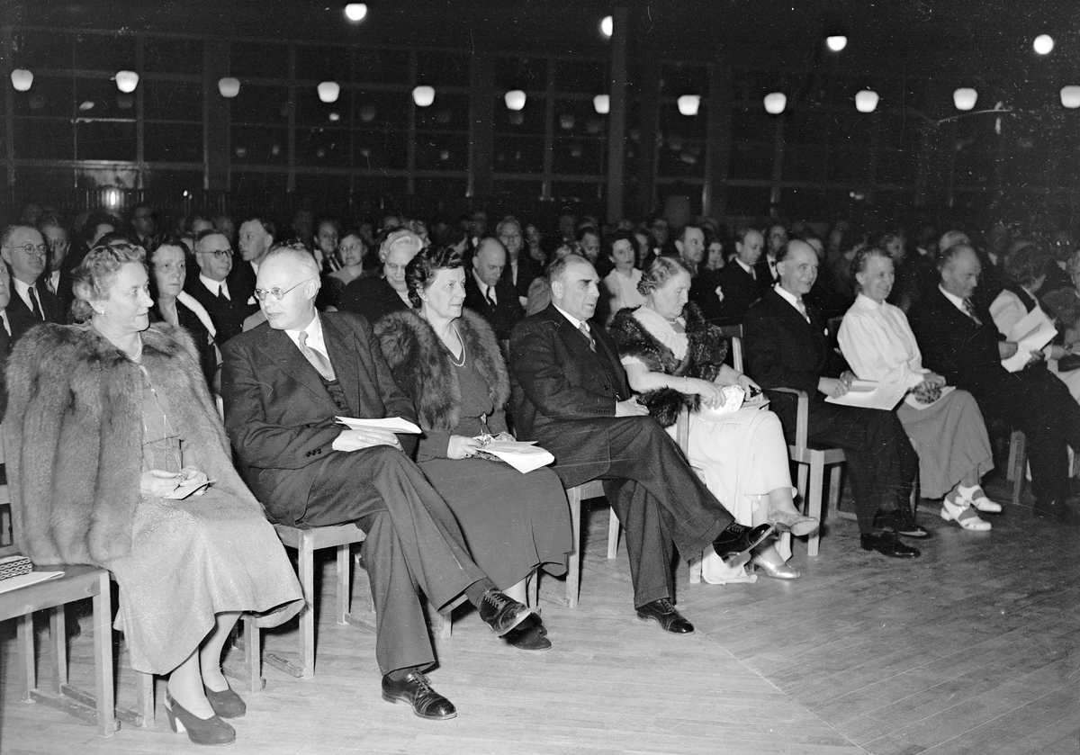 Landshövding Rickard Sandler, avskedsmiddag på Rotundan den 30 mars 1950