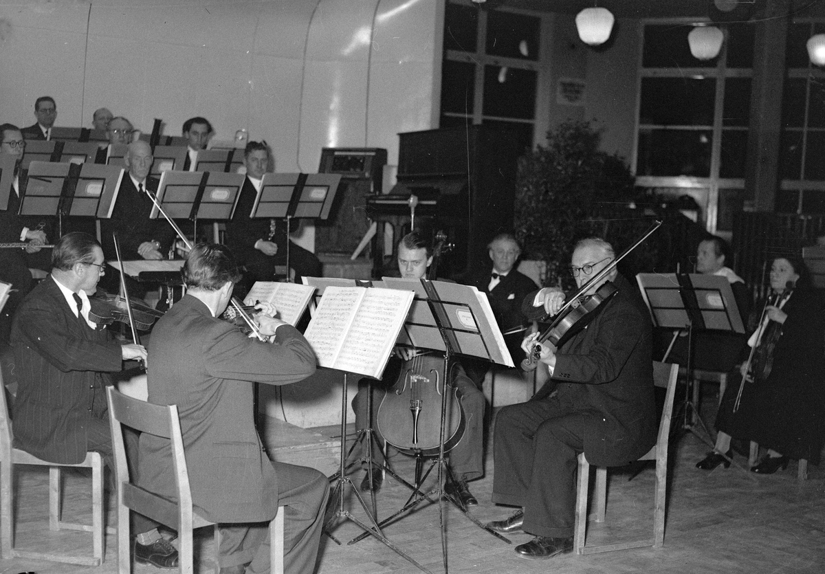 Landshövding Rickard Sandler, avskedsmiddag på Rotundan den 30 mars 1950