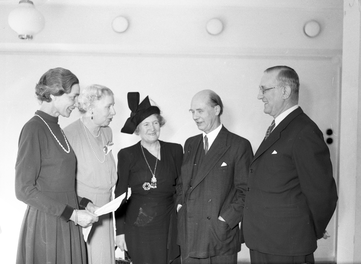 Nämndekvinnor på Gävlekongress. Den 23 april 1950