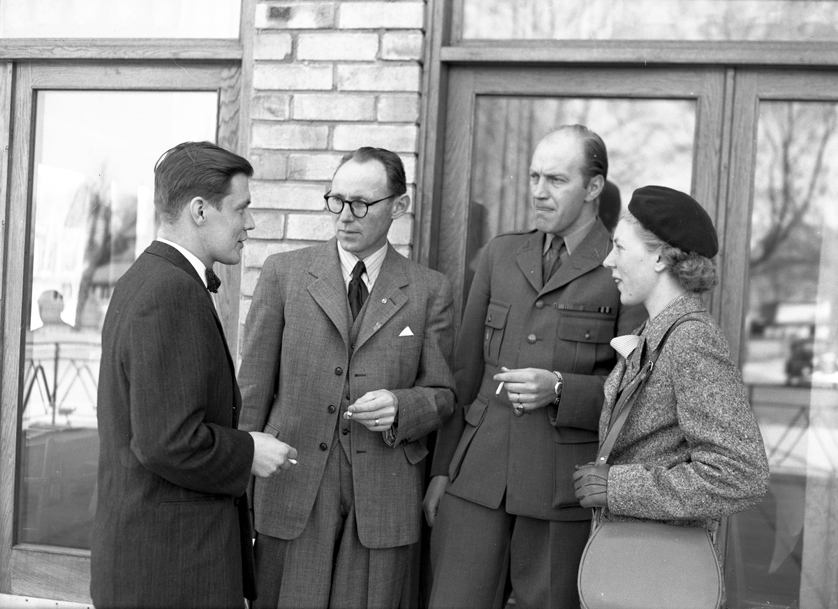 Folk och försvar på Folkets Hus den 5 maj 1950