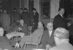 Reseledare på Gävlebesök (Centralhotellet, Furuvik) den 18 maj 1950