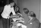 Reseledare på Gävlebesök (Centralhotellet, Furuvik) den 18 maj 1950