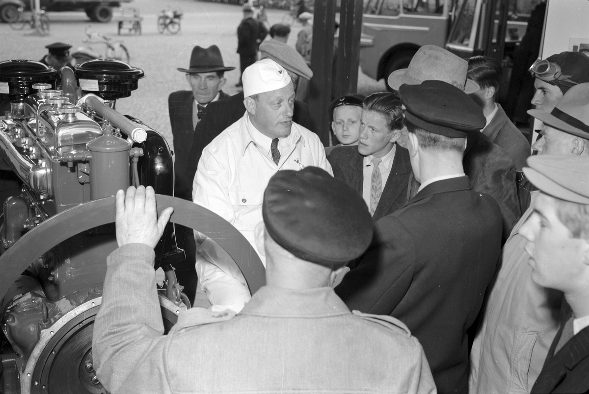 Scania Vabis. Utställning av bussar. Den 16 maj 1950