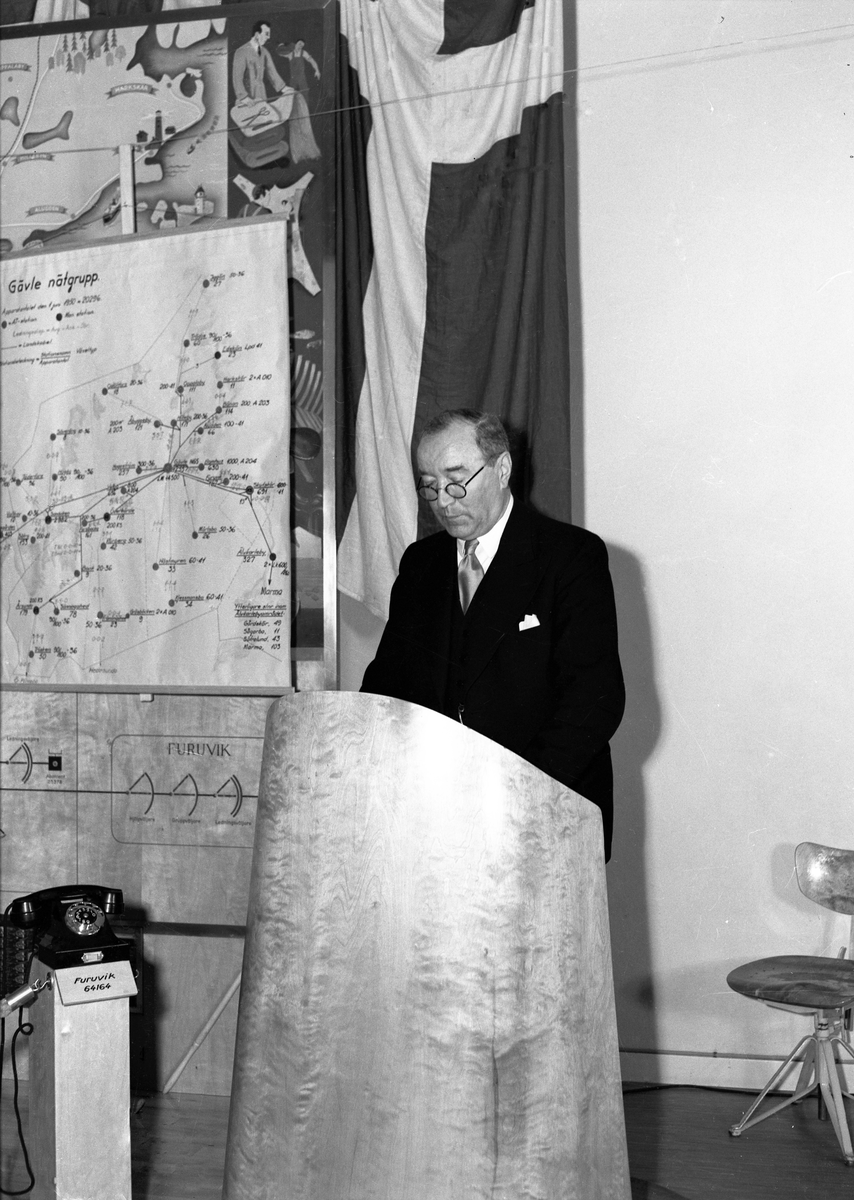Telegrafverket invigs Juni 1950