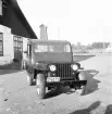 Kungliga Vattenfallsstyrelsen, inspektionsjeep. Augusti 1946