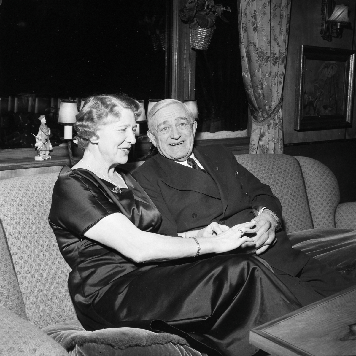 Generaldirektør Carl Julianus Holm med frue Rachel