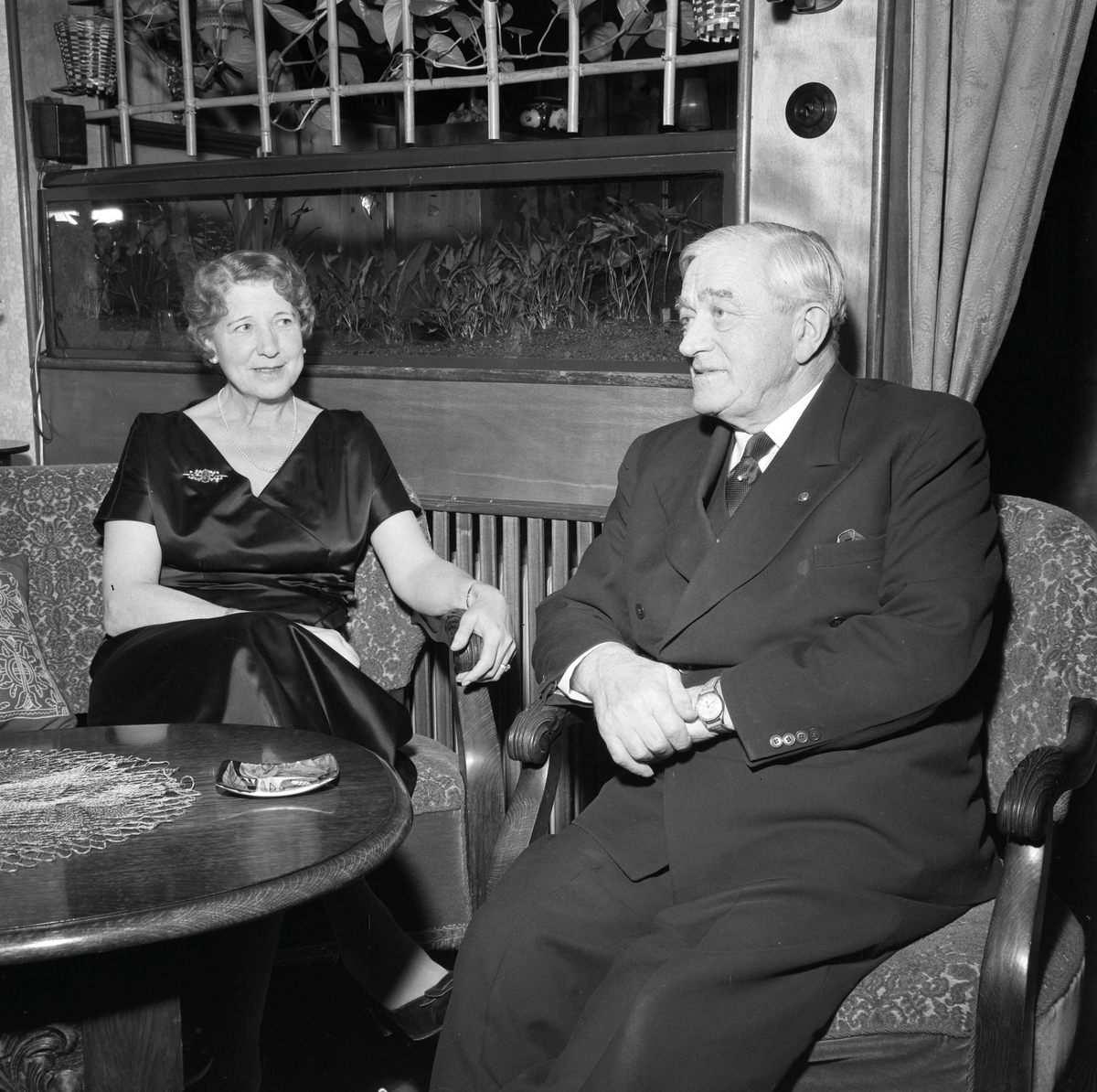 Generaldirektør Carl Julianus Holm med frue Rachel
