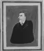 Porträttet målat av Hofmålare Carlsson 1946. På baksidan av porträttet finns en dedikation som även den finns inskannad för den som är intresserad.