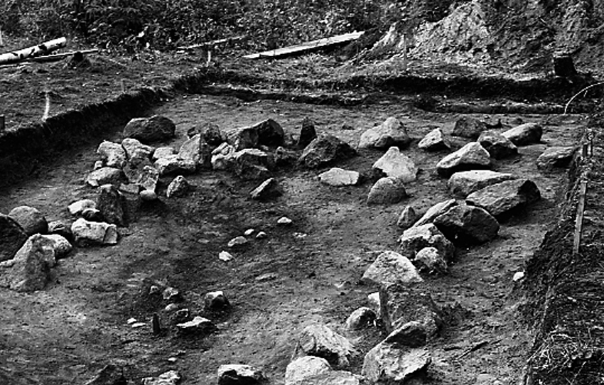 Köping sf Norsa RAÄ 131 Grav 1 undersökt hösten 1964 av E. Nordahl