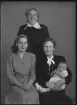 Grupporträtt. Fru Bergman. Saxbacken. Ur Gustaf Åhmans samling.