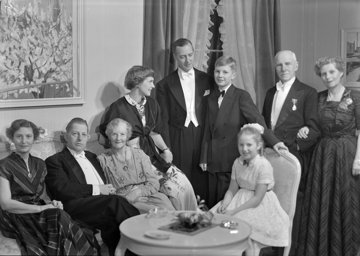 Carl Bretteville-Jensen med familie
