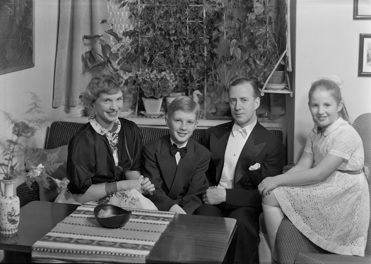 Carl Bretteville-Jensen med familie