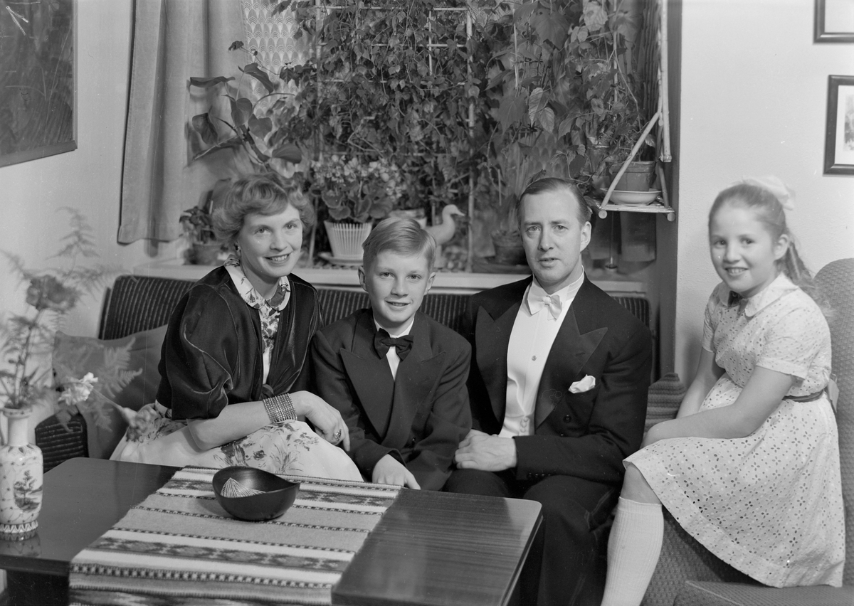 Carl Bretteville-Jensen med familie