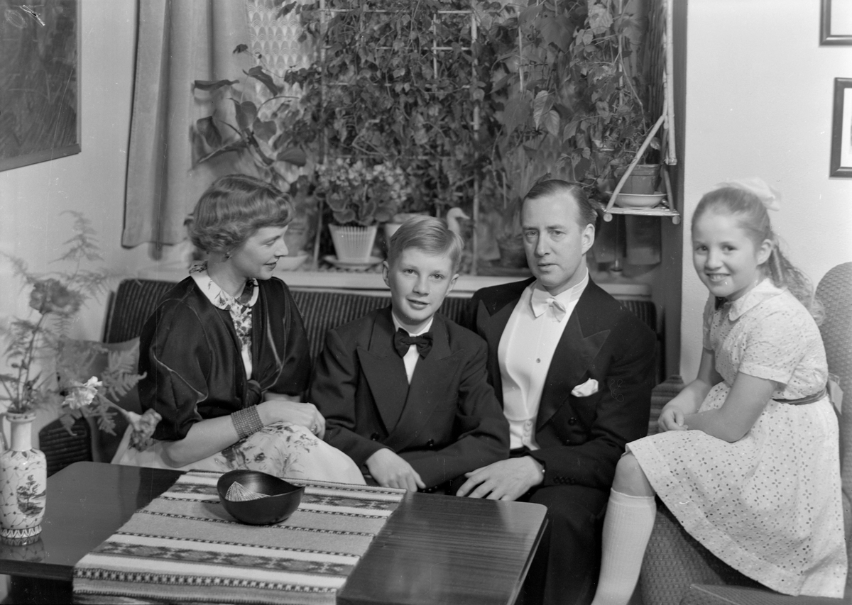 Carl Bretteville-Jensen med familie