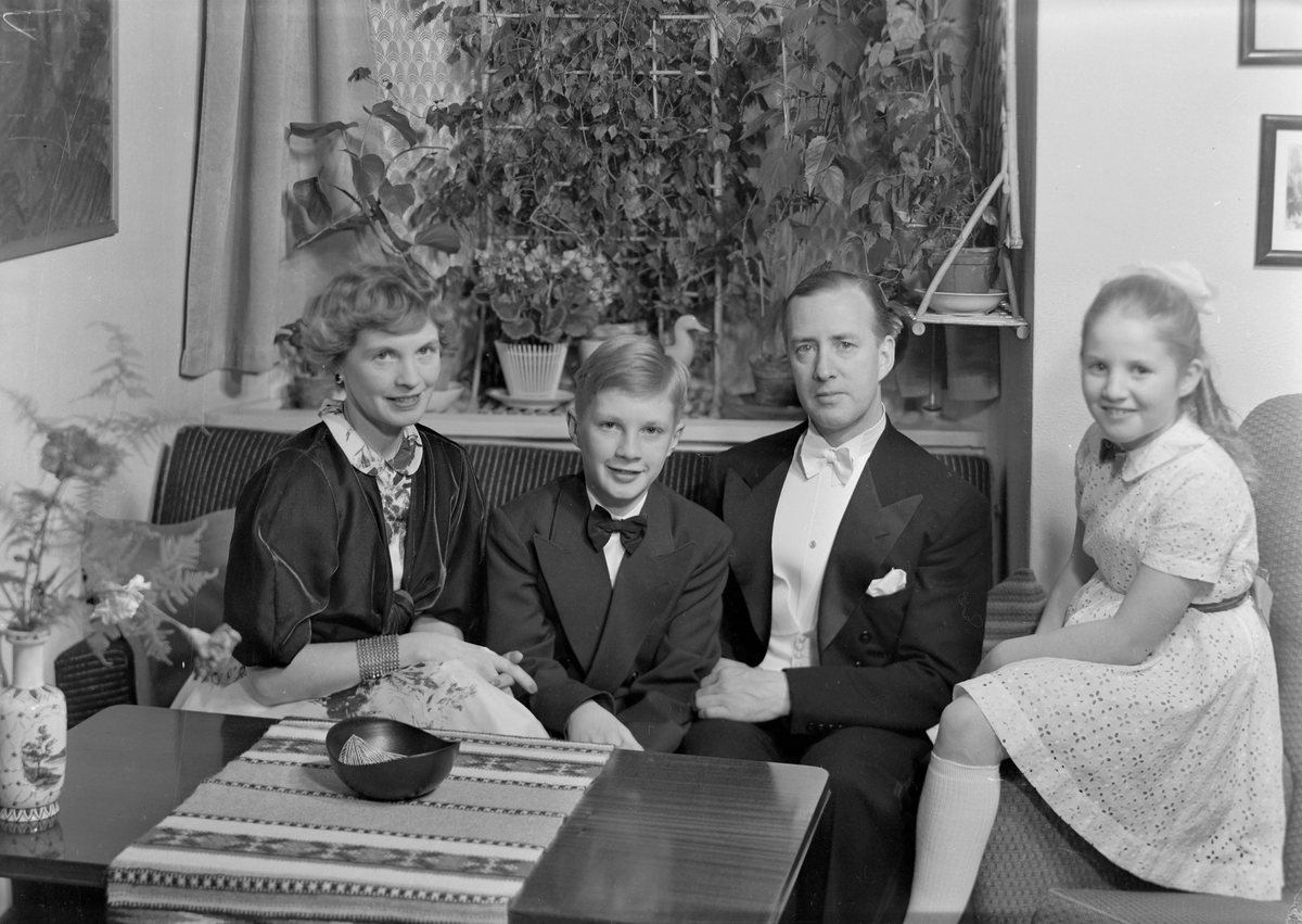 Carl Bretteville-Jensen med familie