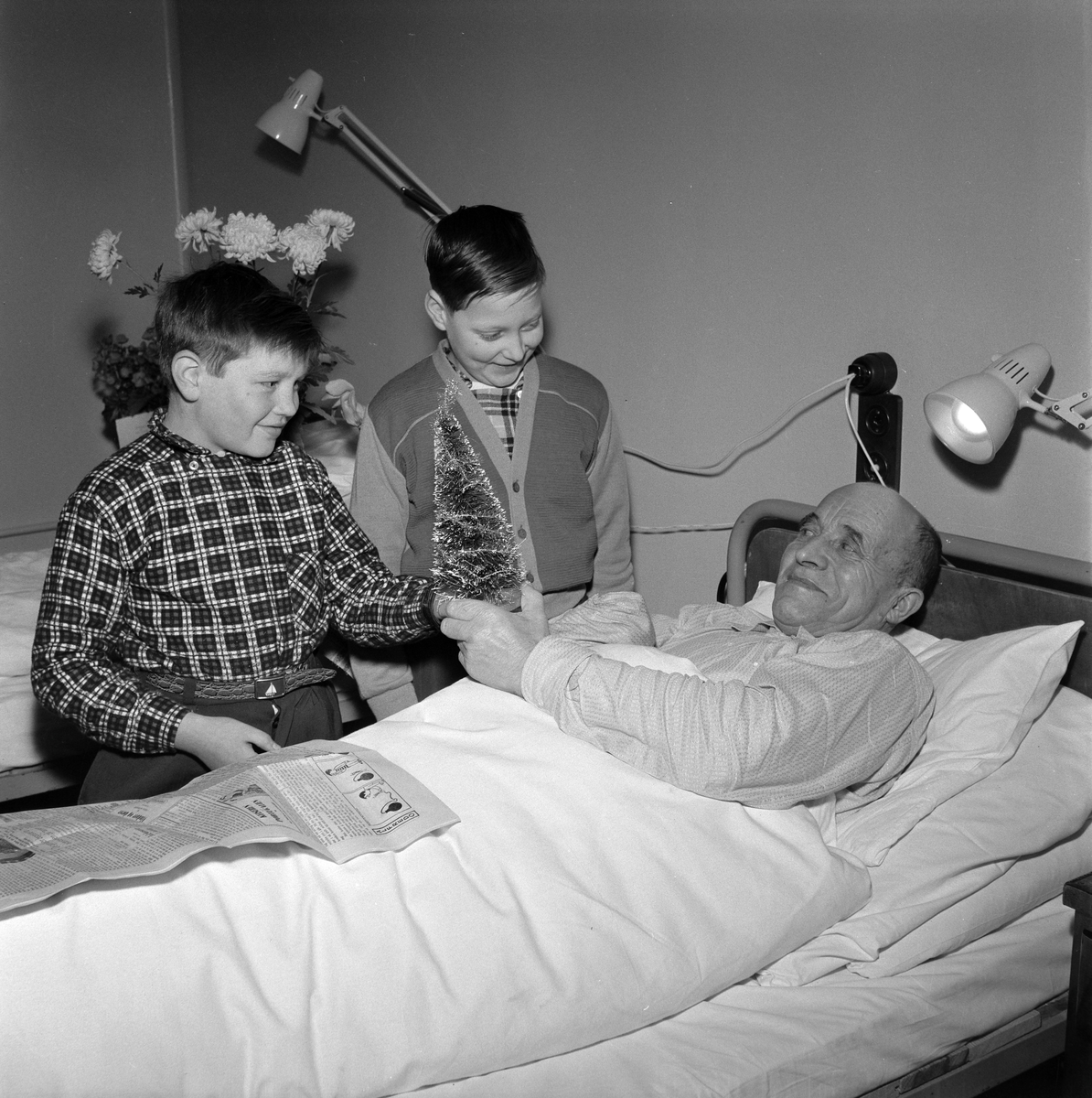Julaften på Ringvål Sanatorium 1957