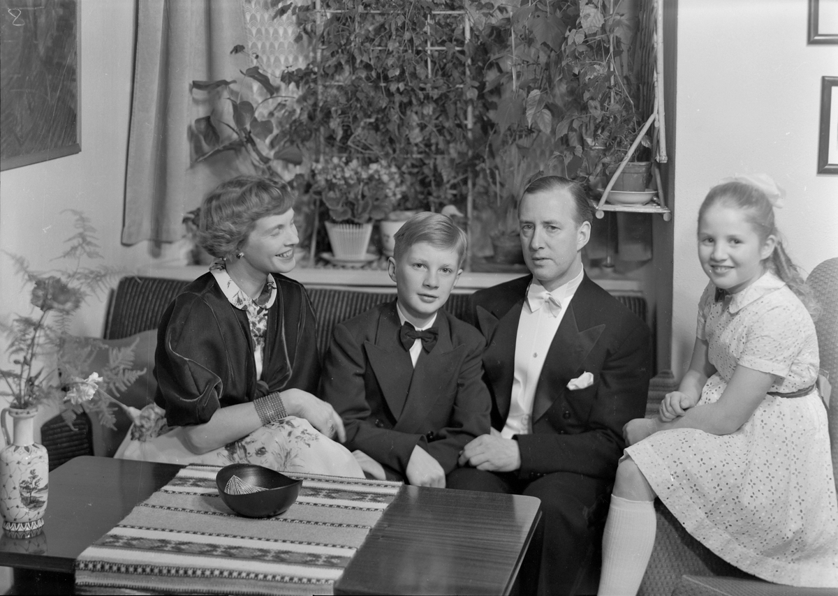 Carl Bretteville-Jensen med familie