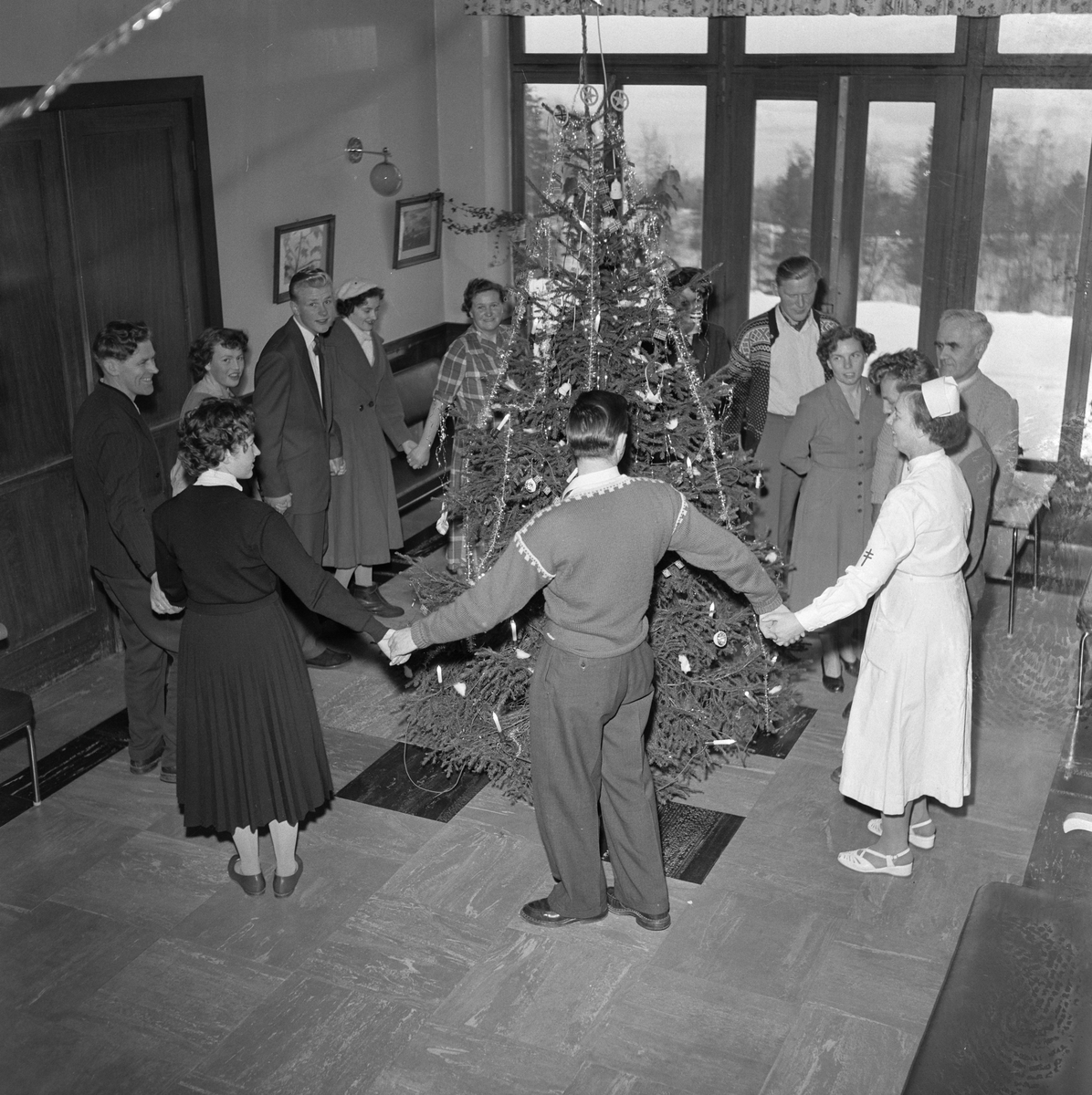 Julaften på Ringvål Sanatorium 1957