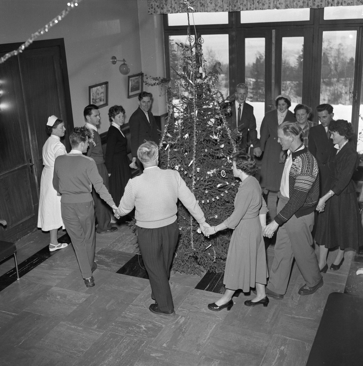 Julaften på Ringvål Sanatorium 1957