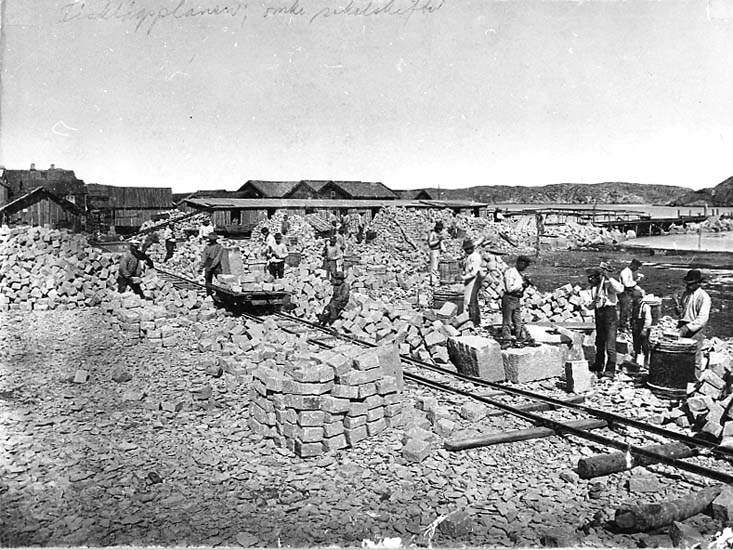 Medföljande text: "Fiskelägsplanen, omkr. 1910-talet".
