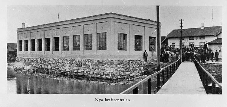 Text på kortet: "Nya kraftcentralen".