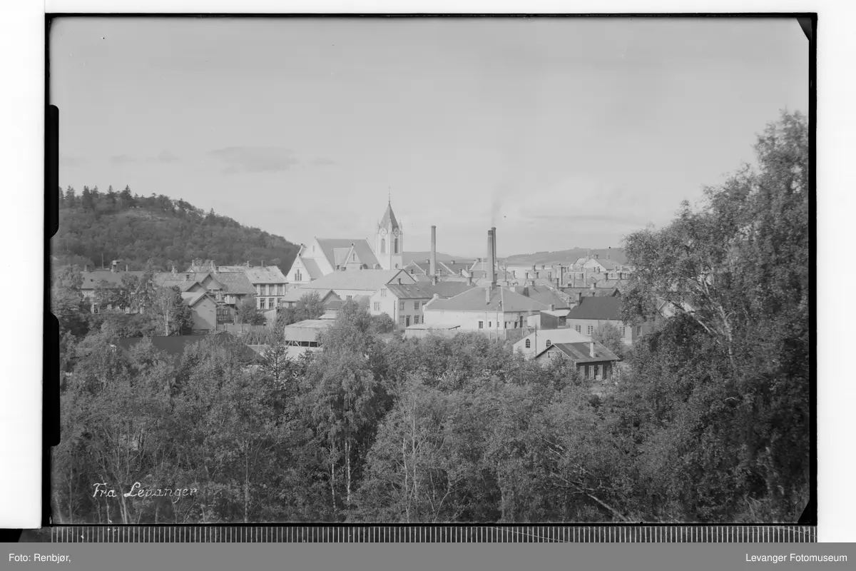 Postkort av Levanger.