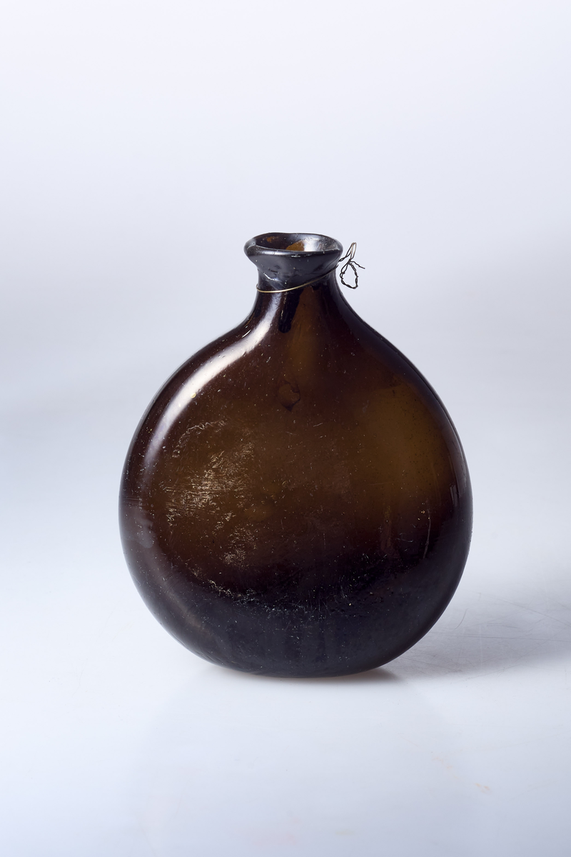 Brun glassflaske