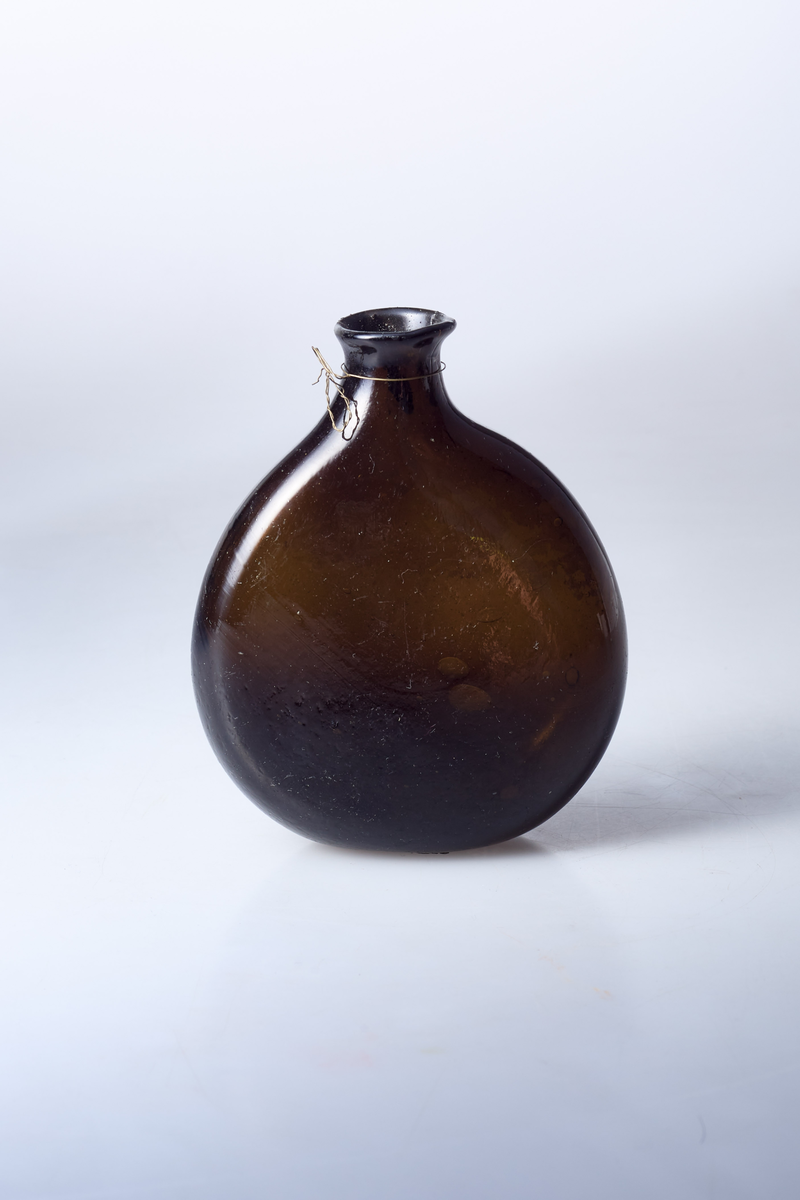Brun glassflaske