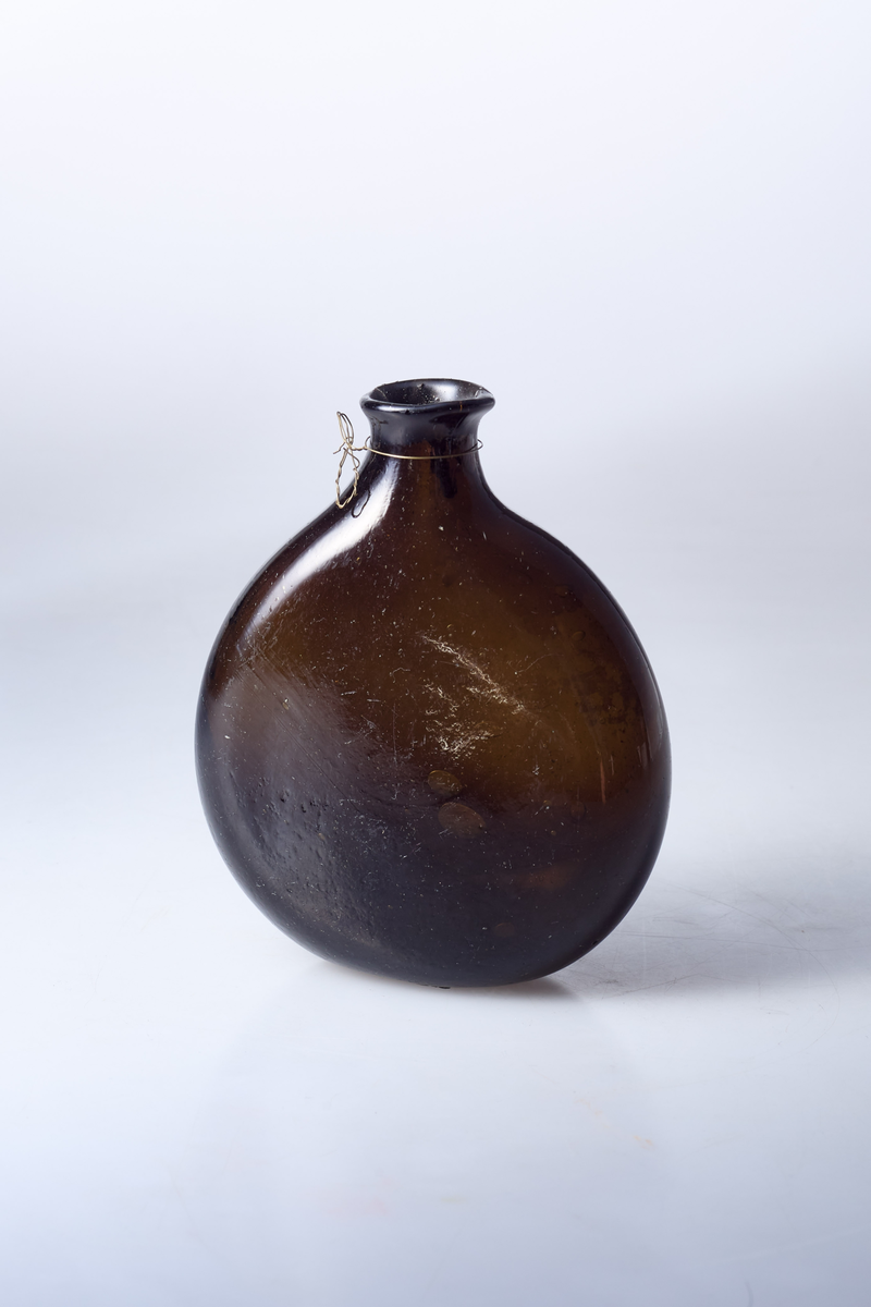 Brun glassflaske
