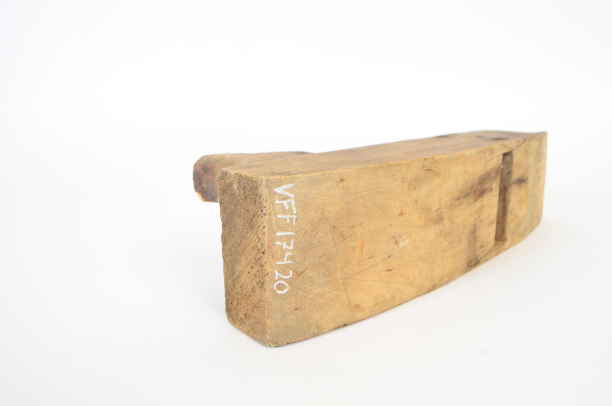 Høvel, brun, utan blad/kniv.