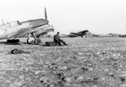 Messerschmitt Bf 109E-7 ved 2. gruppe av 5. jagerving (II./J