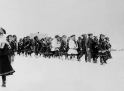 Fra brylluppet til Anders Triumf og Elly Palojärvi i Kautoke