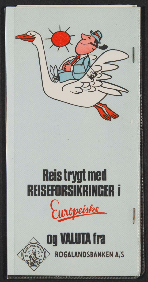Reiserute for turen "I Cleng Peerson's fotspor" USA 1975.