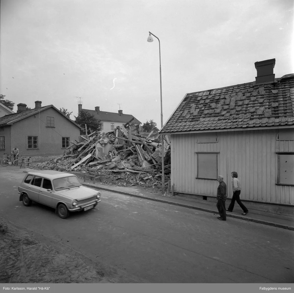 Rivning på Nygatan.