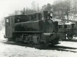 Damplokomotiv nr. 15 på Thamshavn.
