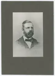 Porträtt på agronom Hjalmar Otto Nathorst.