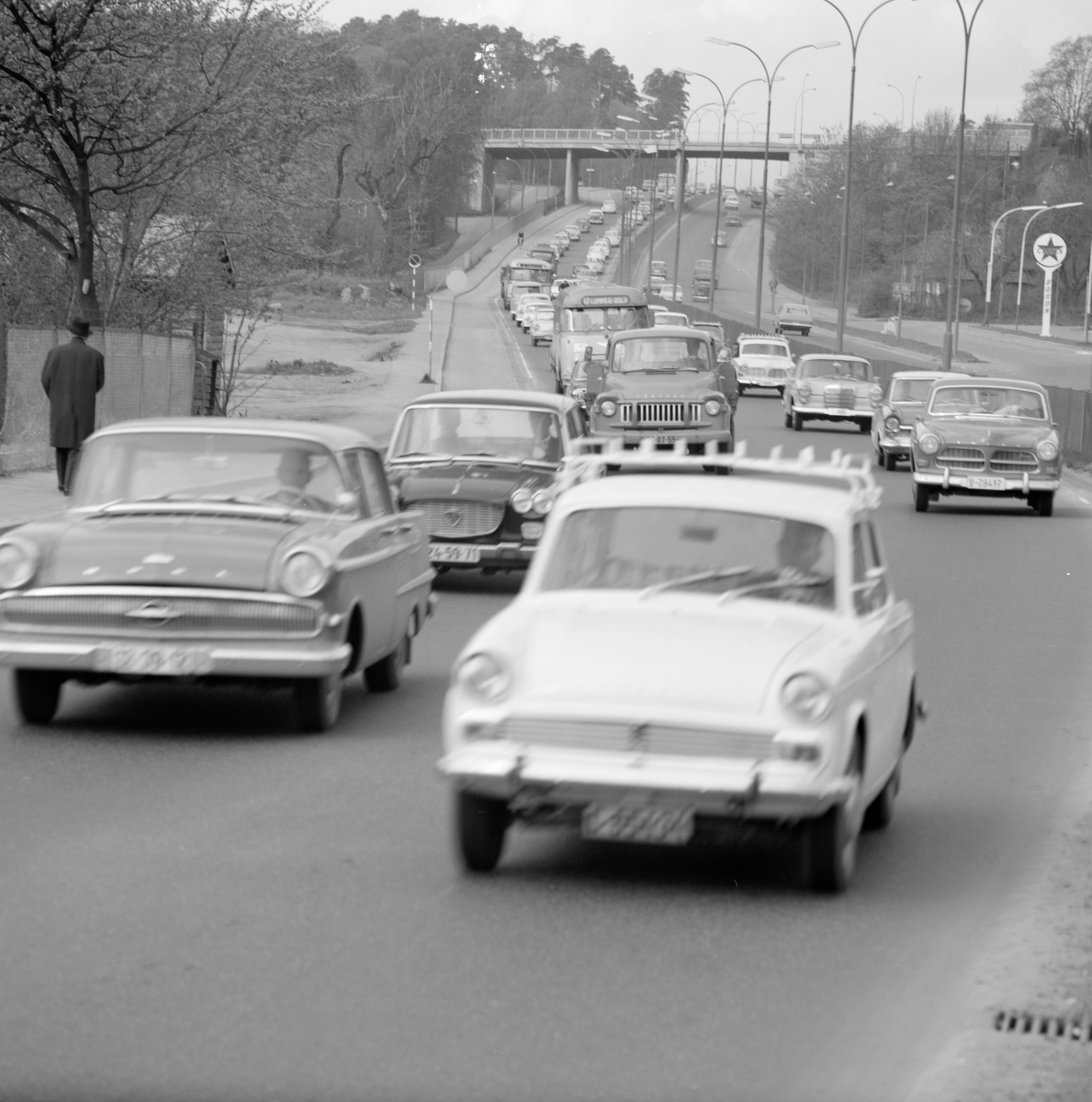 Trafikk på Sjølystveien
