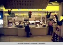 Postkontoret Stockholm 18. I varuhuset NK:s servicecentrum.