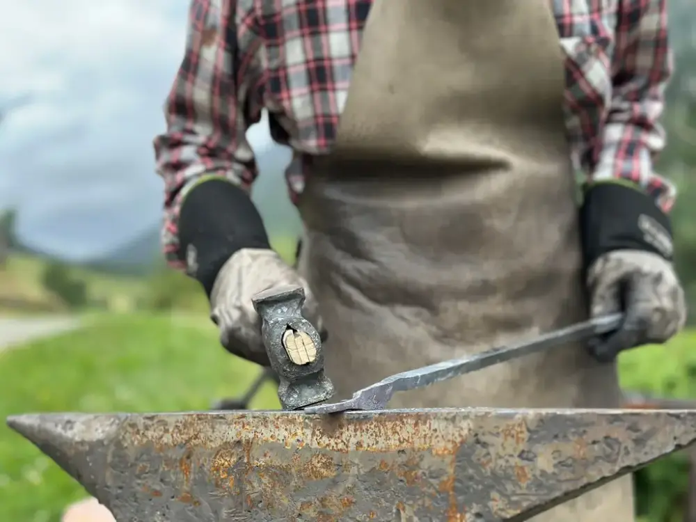 Daniel K. Moen smir på Øygarden på Sel