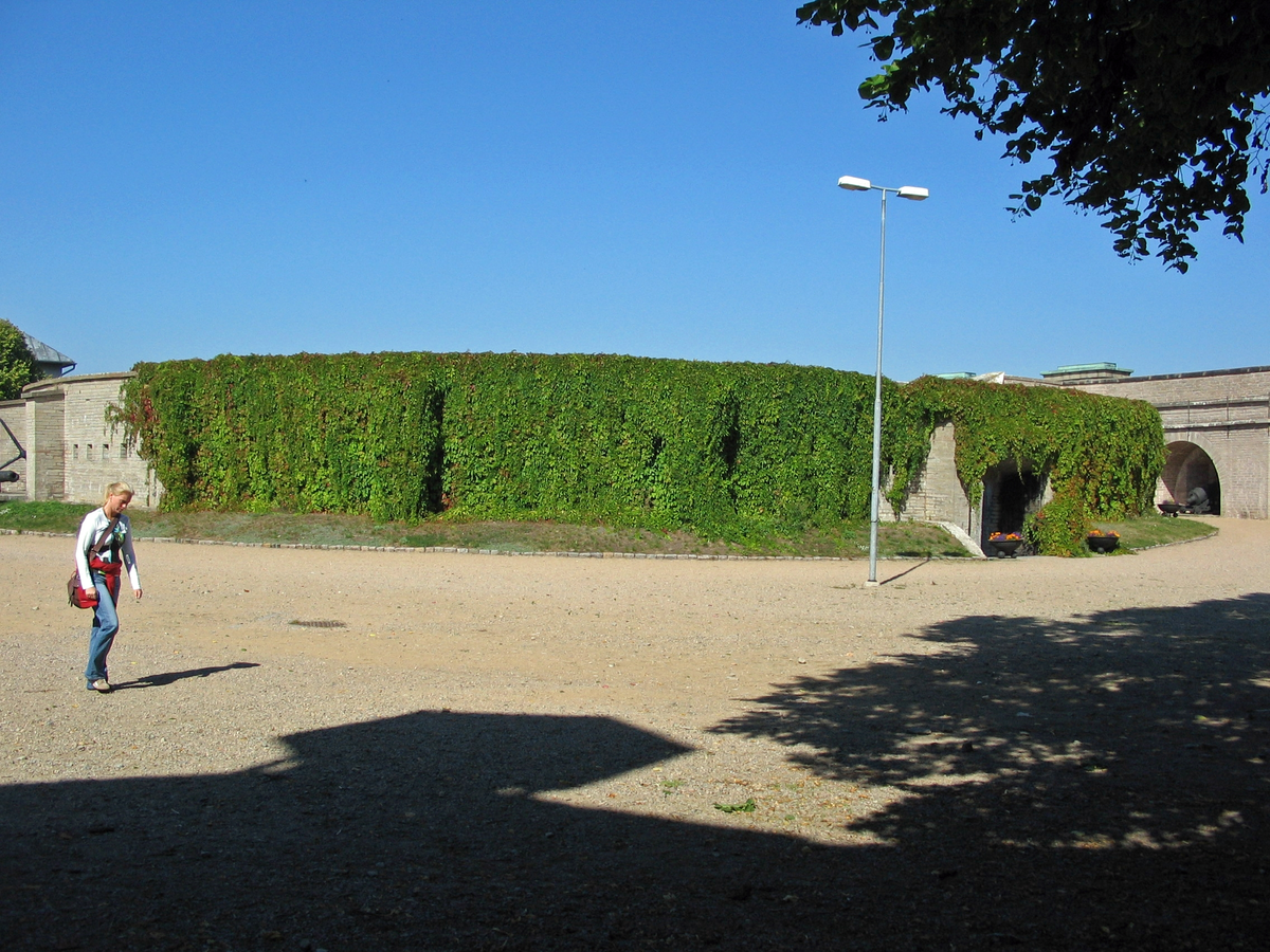 Skaraborgsgruppen på besök vid Kungsholms fort i Karlskrona i augusti 2005.