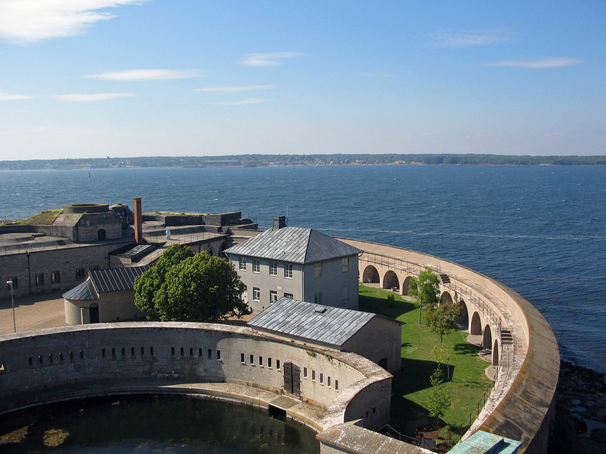 Skaraborgsgruppen på besök vid Kungsholms fort i Karlskrona i augusti 2005.