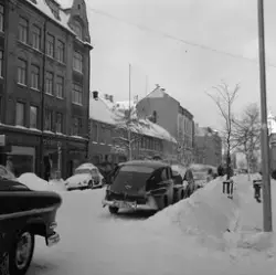 Snømengder i Søndre gate