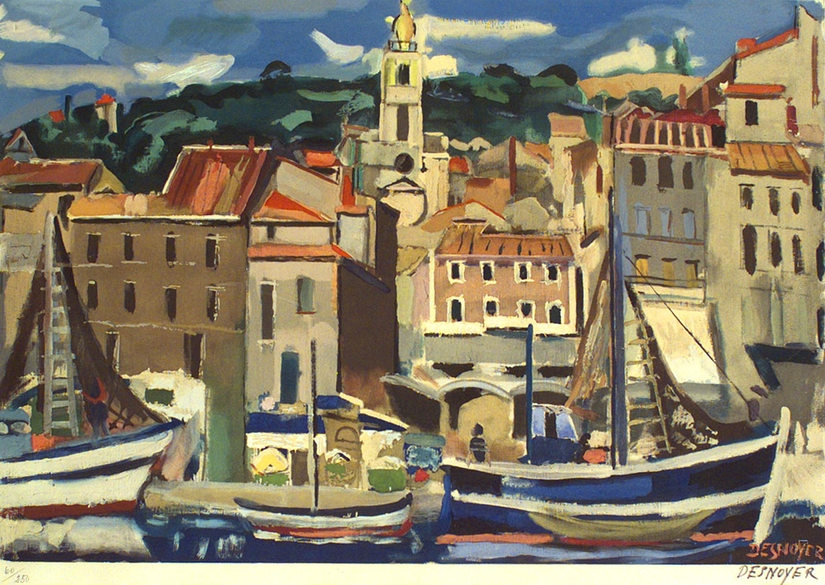 Le port de sète [Grafik]