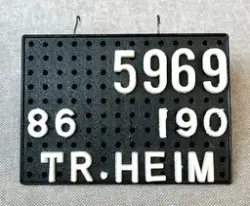 Nummerskilt