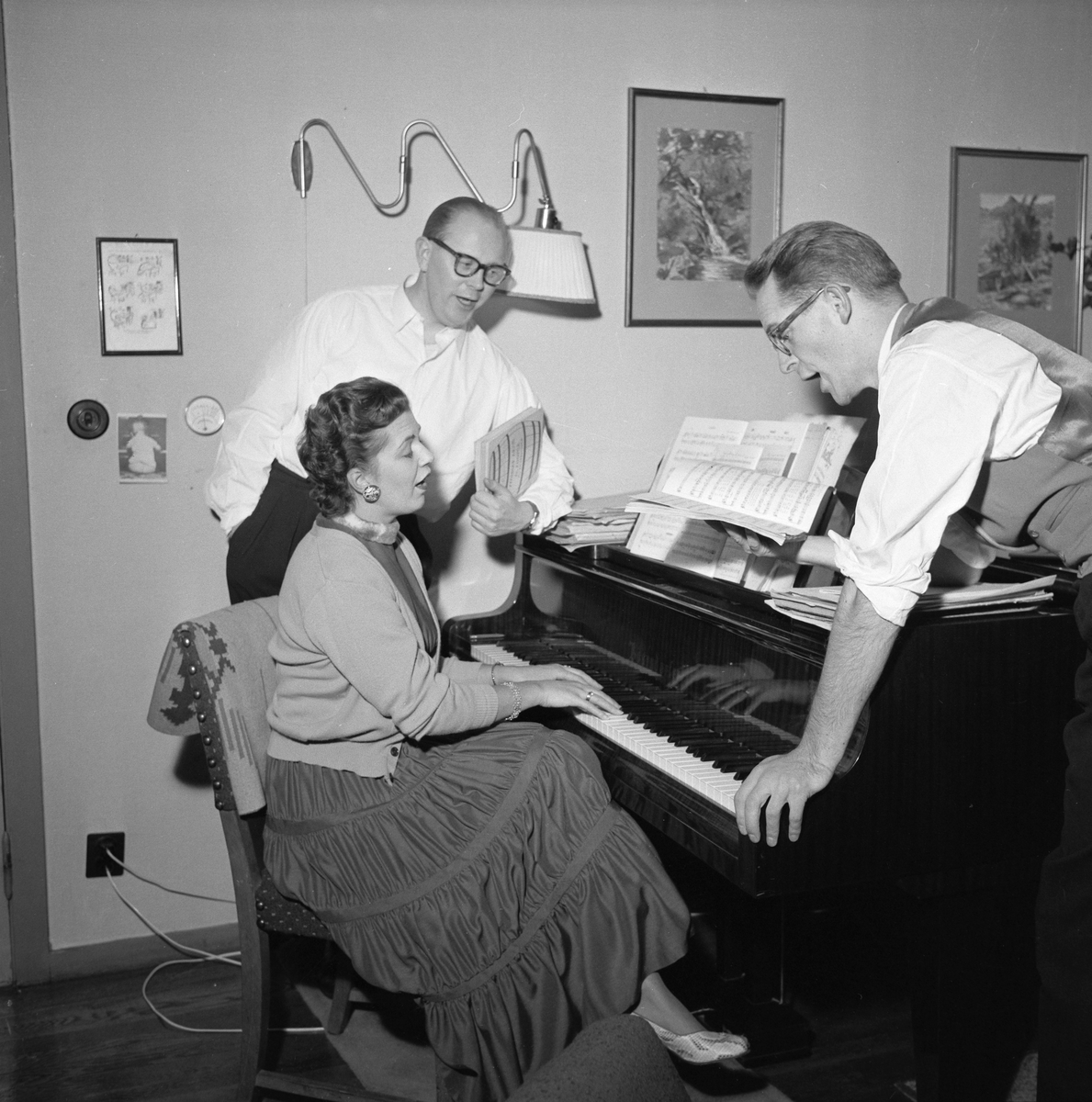 Else M. Lund, Arne Bjerge og Per Sjølie skal synge opera
