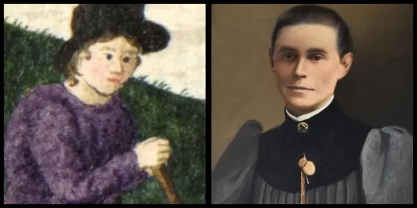 Portrett av Catharine Hermine Kølle og Margaret Sophie Green Kvikne