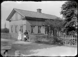 Familjen Anders Albertina och Gustaf Larsson
