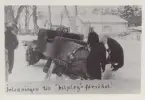 Snöröjning 1916: Inledning till bilplogsförsöket.